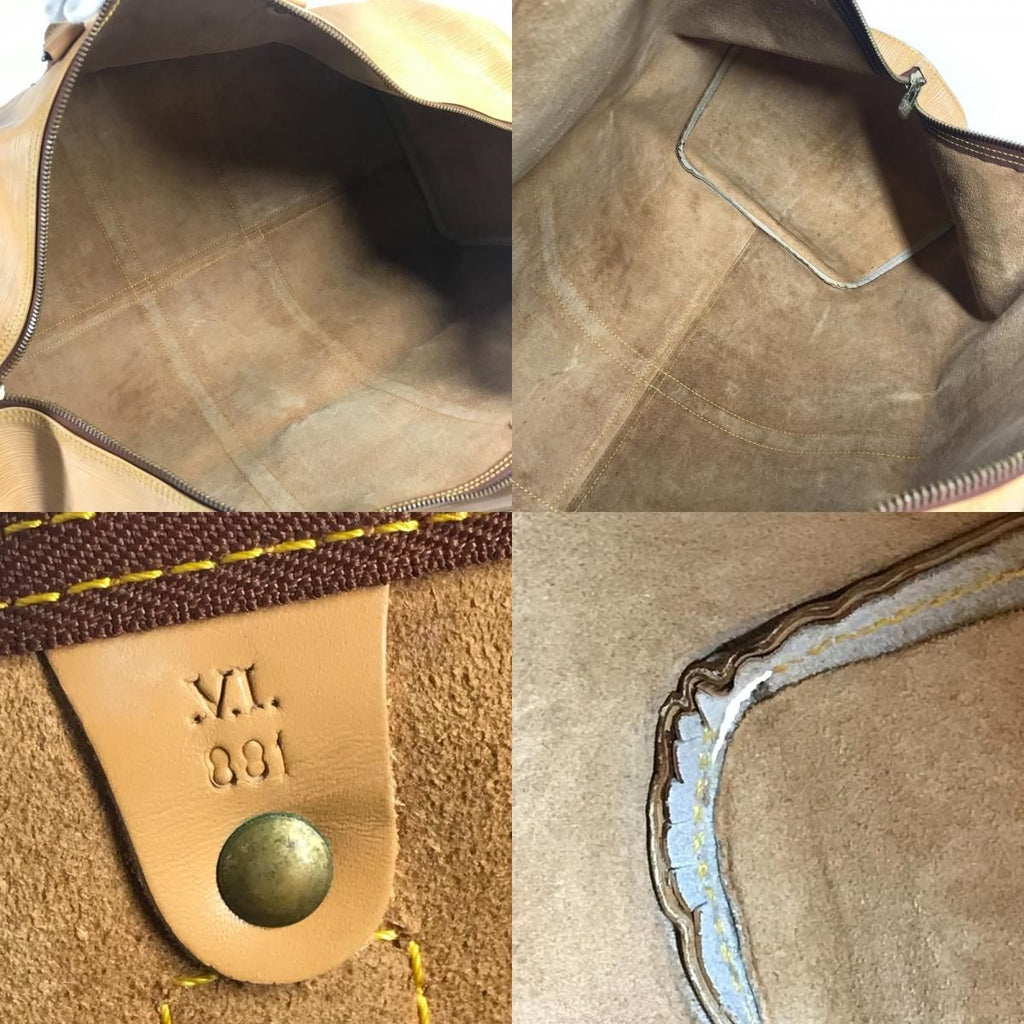 Louis Vuitton Boston Bag Keepall 60 Epi Leather Winnipegbeige Beige — view 9