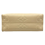 Louis Vuitton Tote Monogram Empreinte On The Go PM Cream Leather Cowhide — view 5