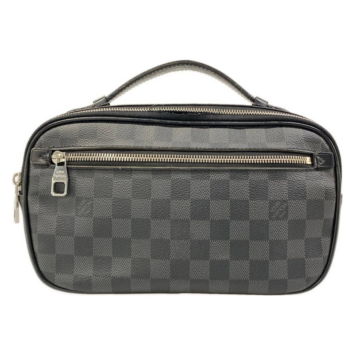 Louis Vuitton Shoulder Bag Damier Graphite Ambler