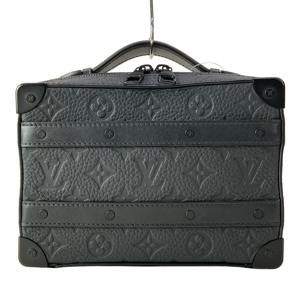 Louis Vuitton Handbag Taurillon Monogram Handle Soft Trunk Noir