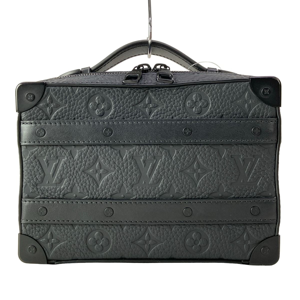 Louis Vuitton Handbag Taurillon Monogram Handle Soft Trunk Noir