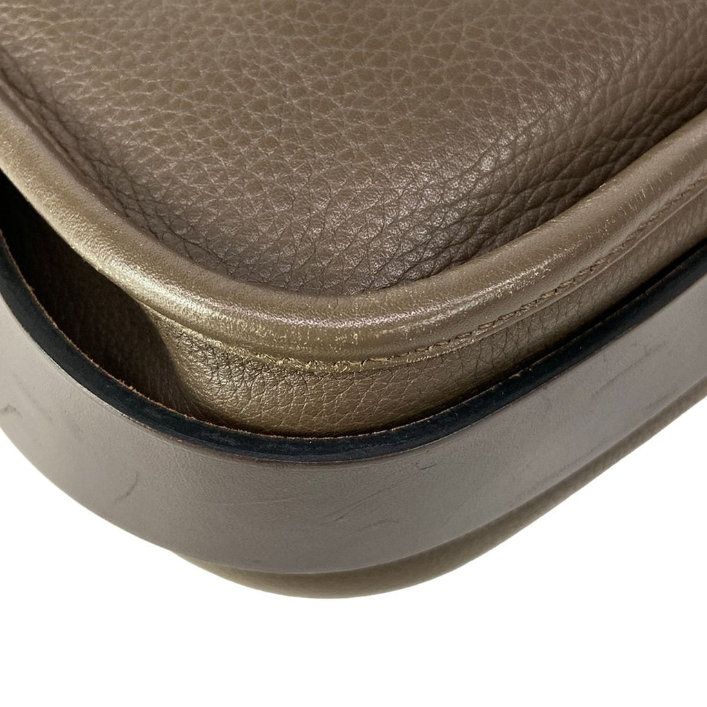Hermes Shoulder Bag Barda 30 Etain Silver — view 9