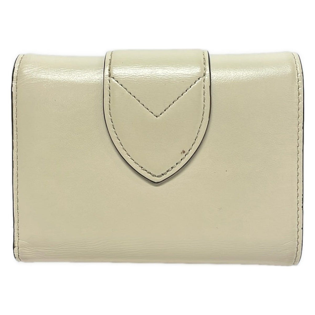 Louis Vuitton Trifold Wallet Portefeuille LV Pont Neuf Compact Cream Initial — view 2