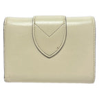 Louis Vuitton Trifold Wallet Portefeuille LV Pont Neuf Compact Cream Initial — view 2