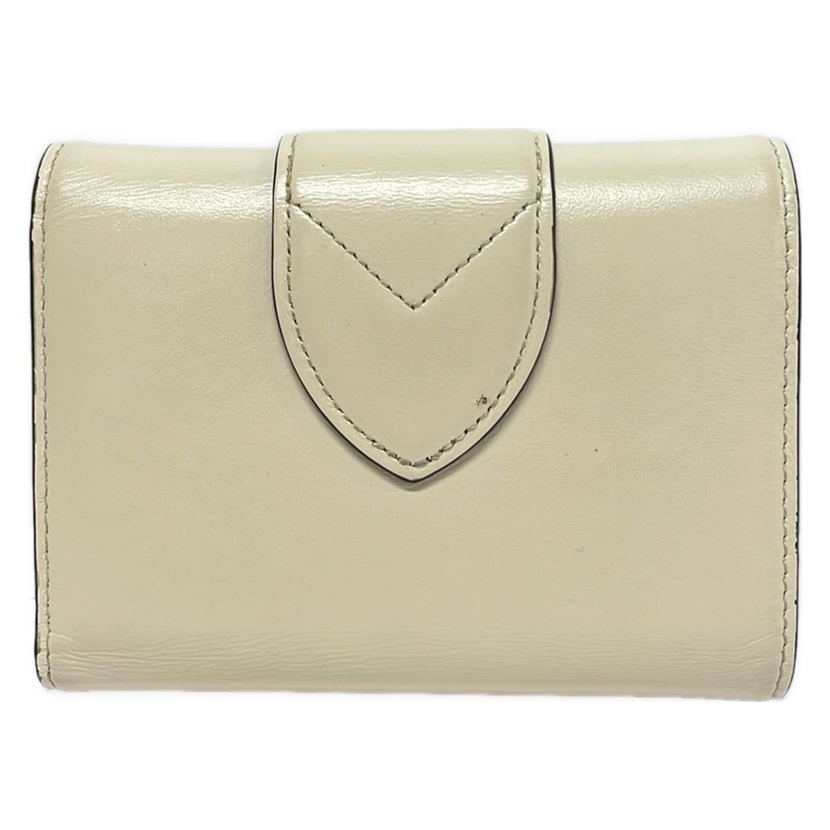 Louis Vuitton Trifold Wallet Portefeuille LV Pont Neuf Compact Cream Initial — view 2