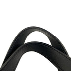 Fendi Tote Zucchino Pattern Black Leather — view 9