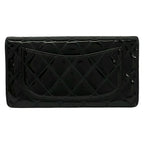 Chanel Wallet Quilted Black CC Logo Leather — view 2