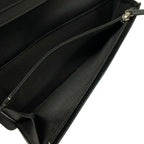 Chanel Wallet Quilted Black CC Logo Leather — view 5