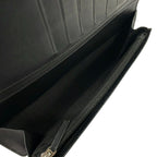 Chanel Wallet Quilted Black CC Logo Leather — view 4