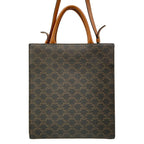 Celine Tote Small Vertical Cover Dark Brown Black Multi Leather — view 3