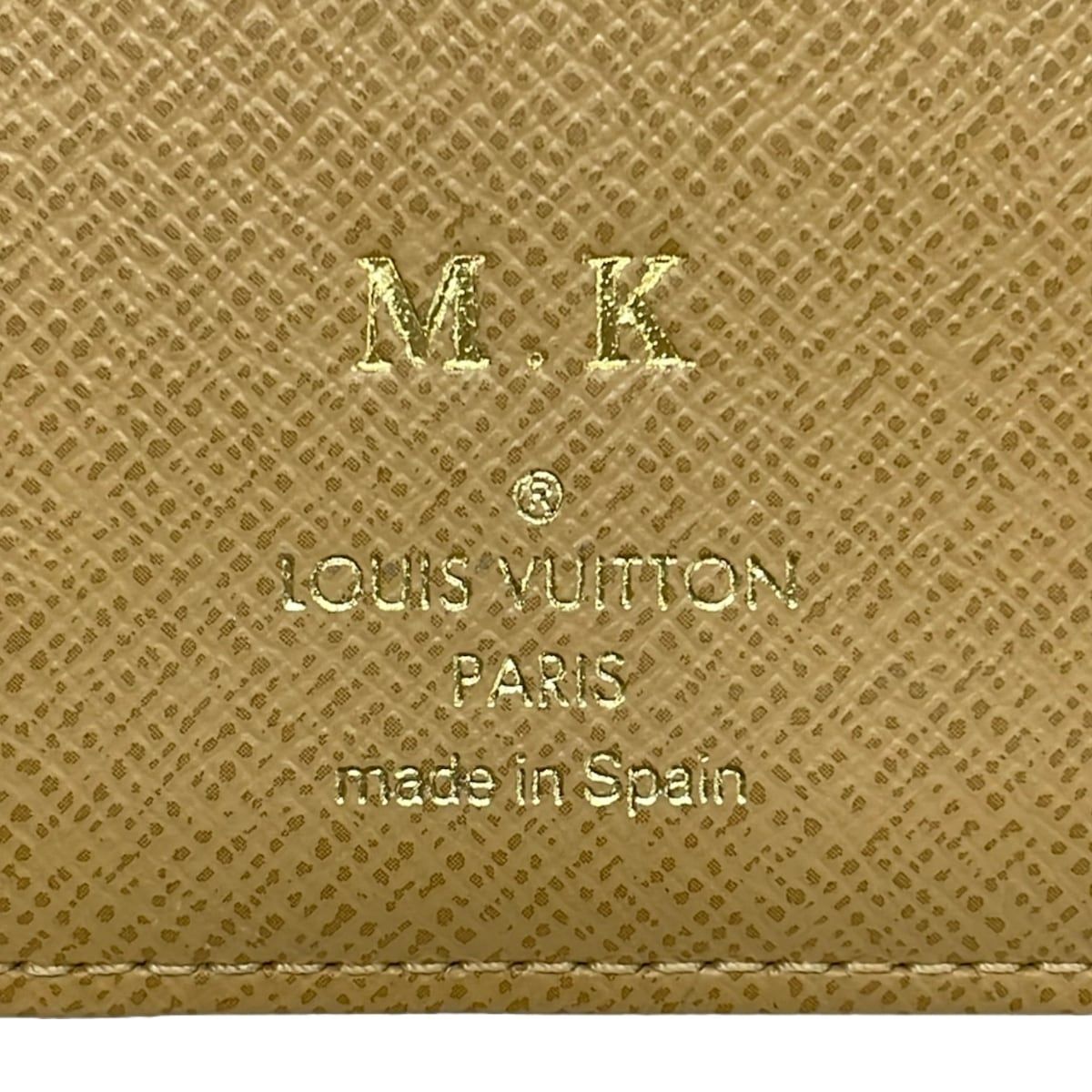 Louis Vuitton Notebook Damier Agenda PM Azur Label Collection Initial — view 4