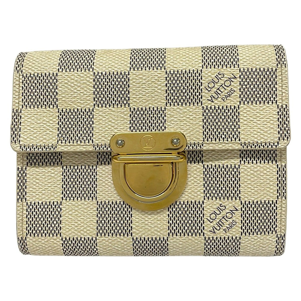 Louis Vuitton Trifold Wallet Damier Portefeuille Koala Azur
