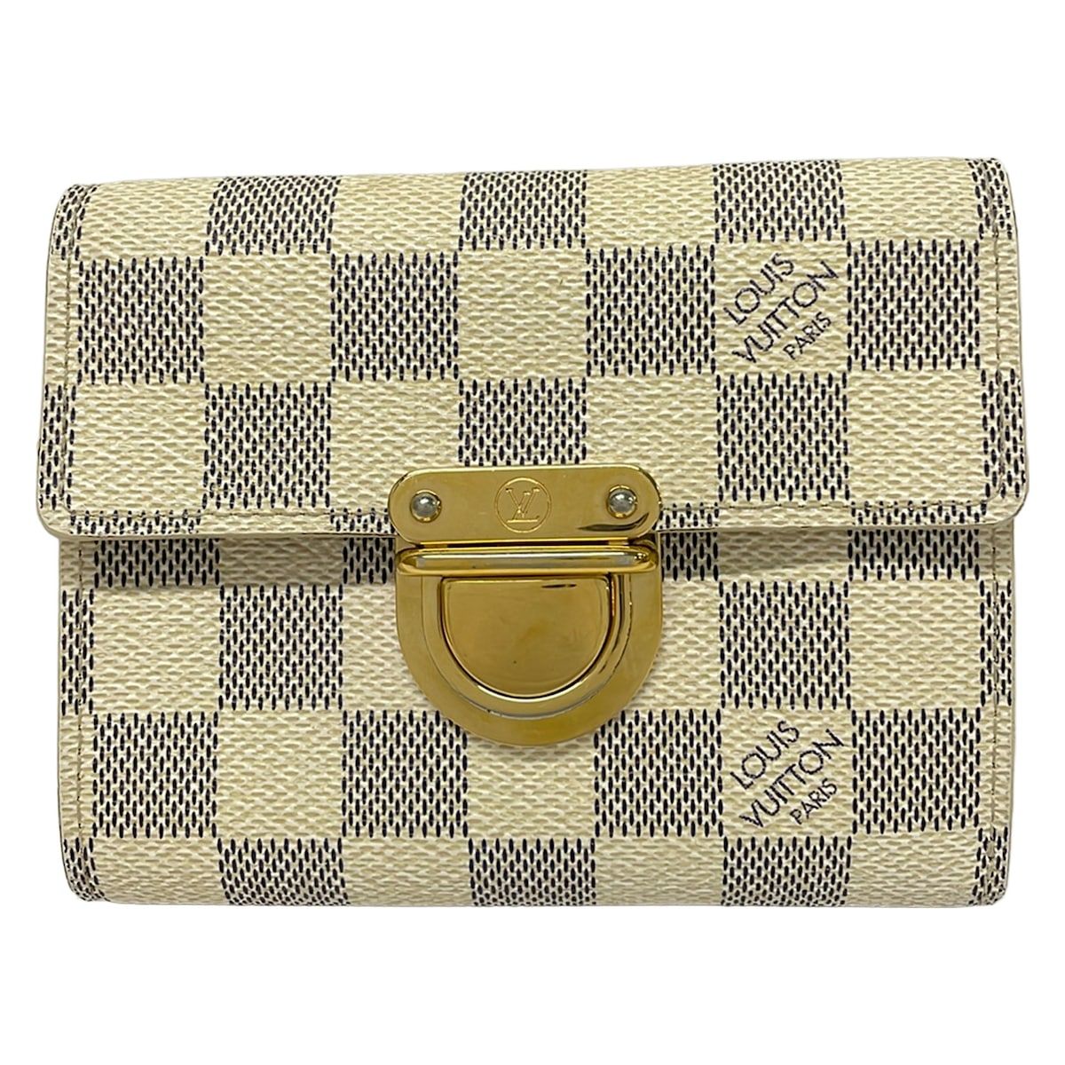 Louis Vuitton Trifold Wallet Damier Portefeuille Koala Azur
