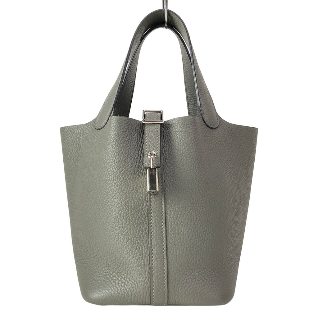 Hermes Handbag Picotin Lock PM Grimeia Silver — view 2