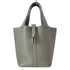 Hermes Handbag Picotin Lock PM Grimeia Silver — view 2
