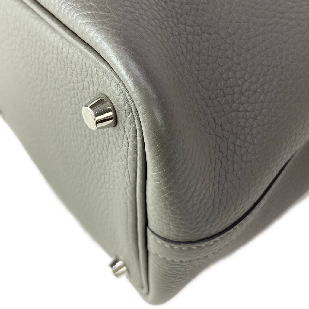 Hermes Handbag Picotin Lock PM Grimeia Silver — view 6
