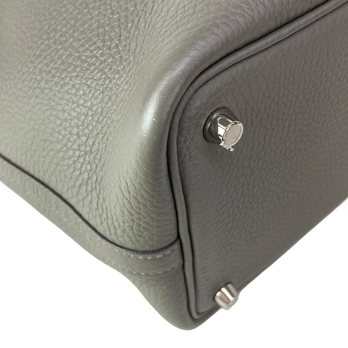 Hermes Handbag Picotin Lock PM Grimeia Silver — view 7