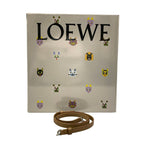 Loewe Clutch Cats Flamenco Mini Brown Multi Lewis Wayne Collaboration — view 8