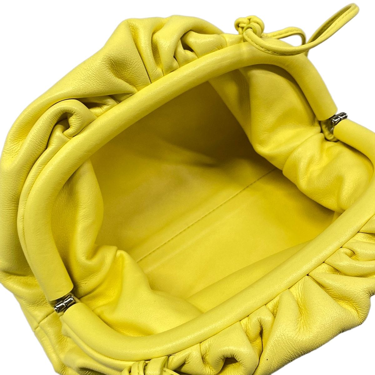 Bottega Veneta Shoulder Bag the Pouch Yellow Leather — view 7