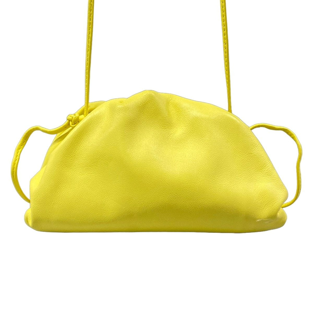 Bottega Veneta Shoulder Bag the Pouch Yellow Leather — view 3