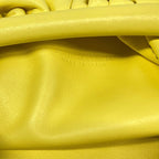 Bottega Veneta Shoulder Bag the Pouch Yellow Leather — view 9