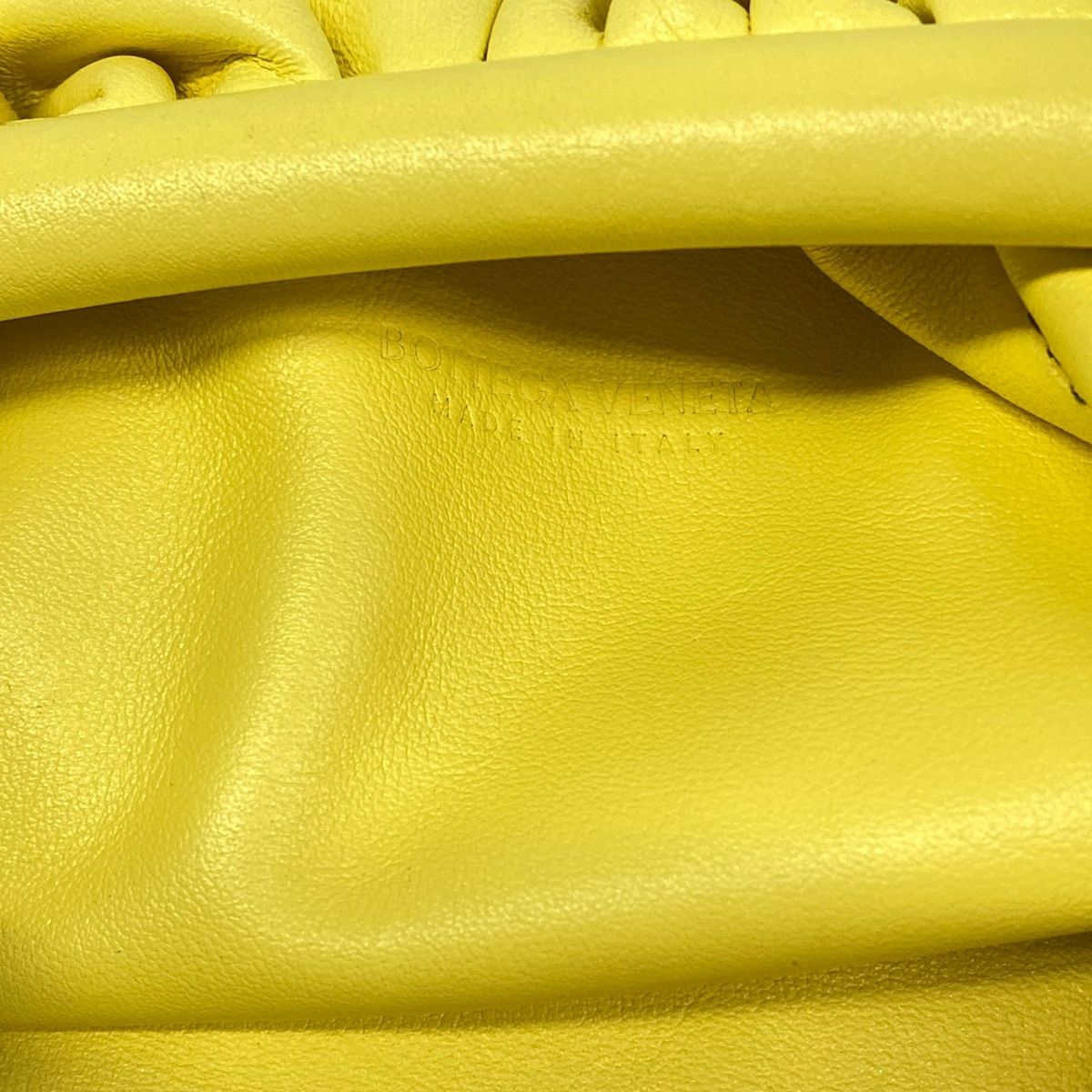 Bottega Veneta Shoulder Bag the Pouch Yellow Leather — view 9