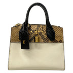 Louis Vuitton Handbag City Steamer Mini Snow Leather Cowhide