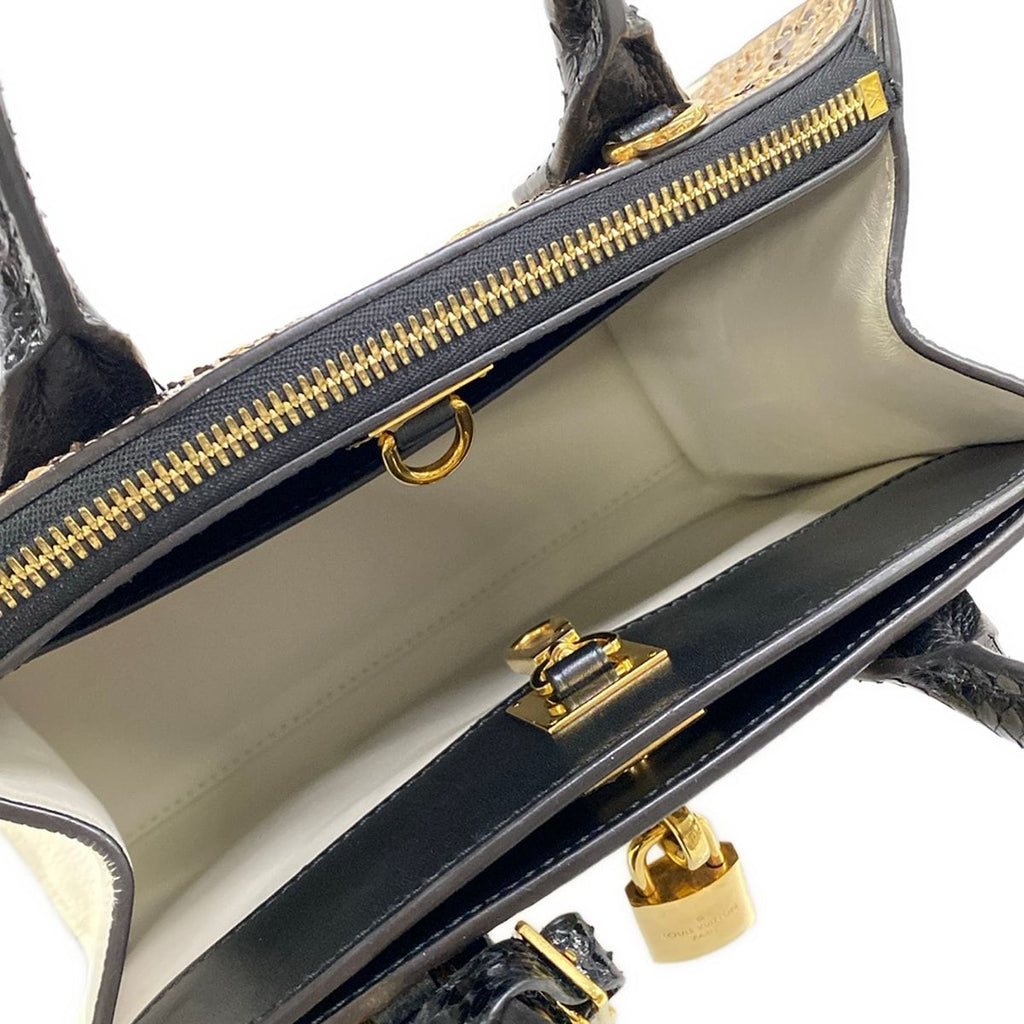 Louis Vuitton Handbag City Steamer Mini Snow Leather Cowhide — view 7