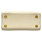 Louis Vuitton Handbag City Steamer Mini Snow Leather Cowhide — view 5