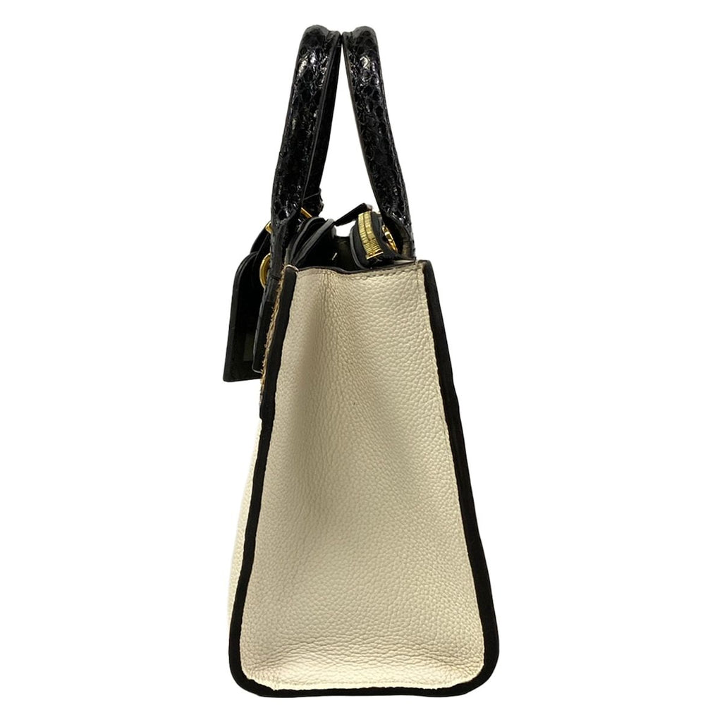 Louis Vuitton Handbag City Steamer Mini Snow Leather Cowhide — view 4