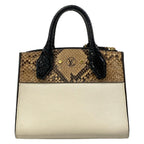 Louis Vuitton Handbag City Steamer Mini Snow Leather Cowhide — view 3