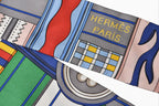 Hermes Twill Scarf Silk Voltes Et Pirouettes Multicolor — view 4
