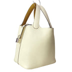 Hermes Handbag Picotin Lock Cles PM Pushier Silver