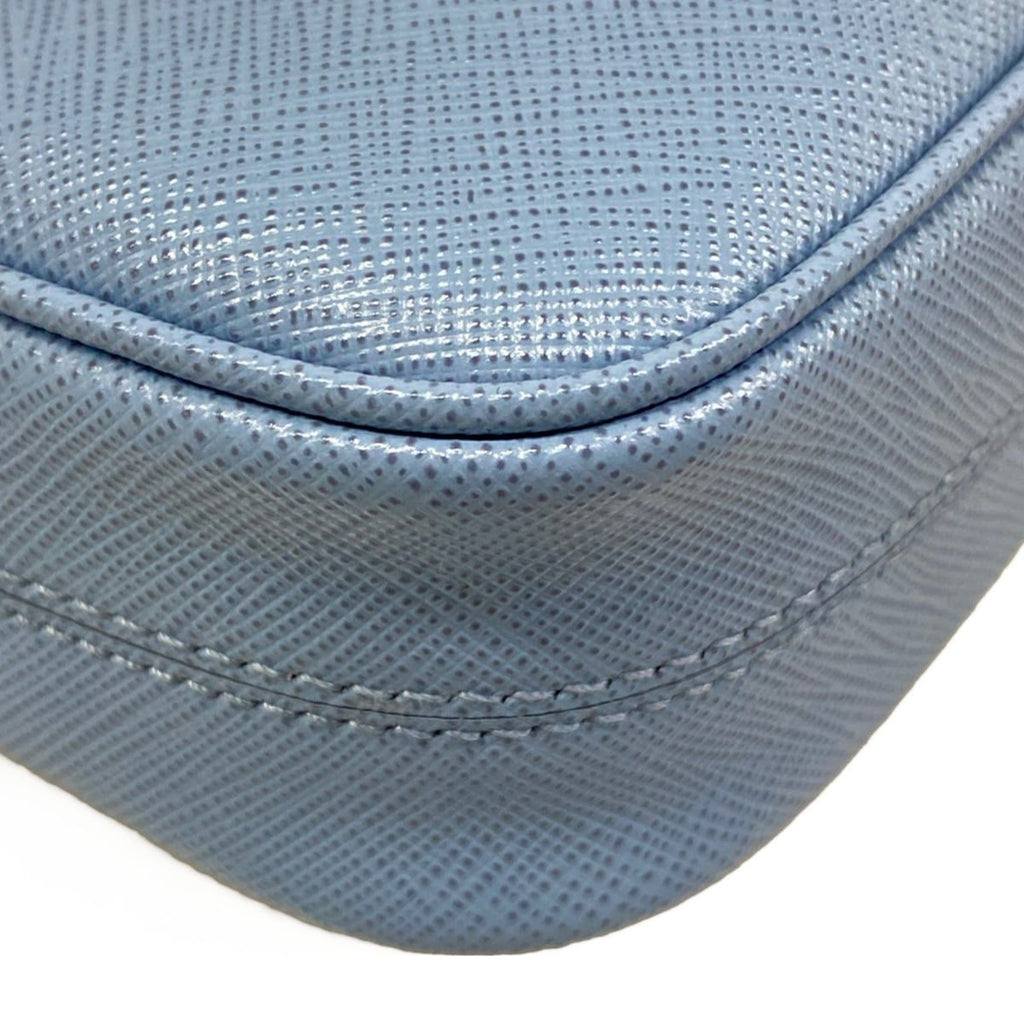Prada Shoulder Bag Light Blue Chain Leather — view 6
