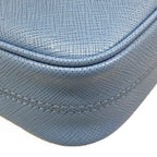 Prada Shoulder Bag Light Blue Chain Leather — view 6