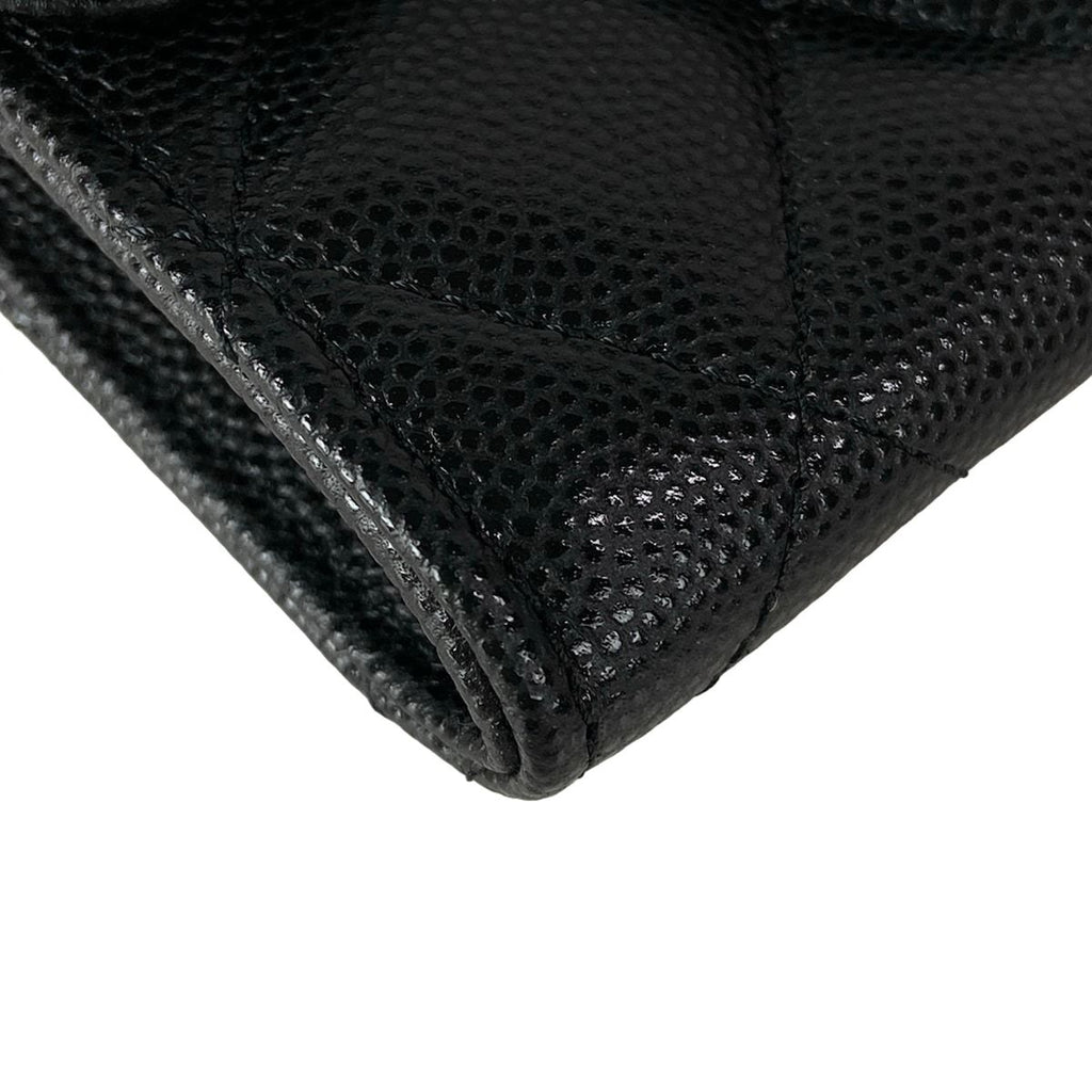 Chanel Wallet Classic Chain Clutch Quilted Black Gold — view 6