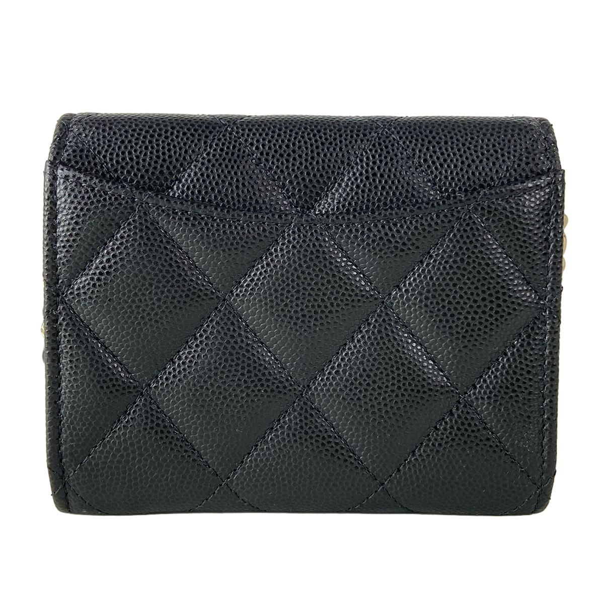Chanel Wallet Classic Chain Clutch Quilted Black Gold — view 2