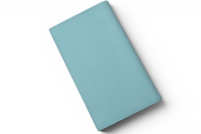 Hermes Agenda Notebook Cover Diary Veau Epsom Light Blue — view 4