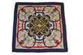 Hermes Carre 90 Scarf Apron Dole Yellow Gold Spurs Vintage Navy White
