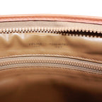 Celine Macadam Leather Beige Clutch Gold — view 8
