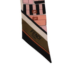 Fendi Silk Pink Multicolor Scarf — view 5