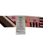 Fendi Silk Pink Multicolor Scarf — view 4