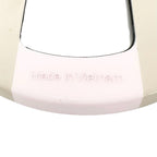 Hermes Equip Buffalo Horn Pink Beige Earrings Silver — view 8