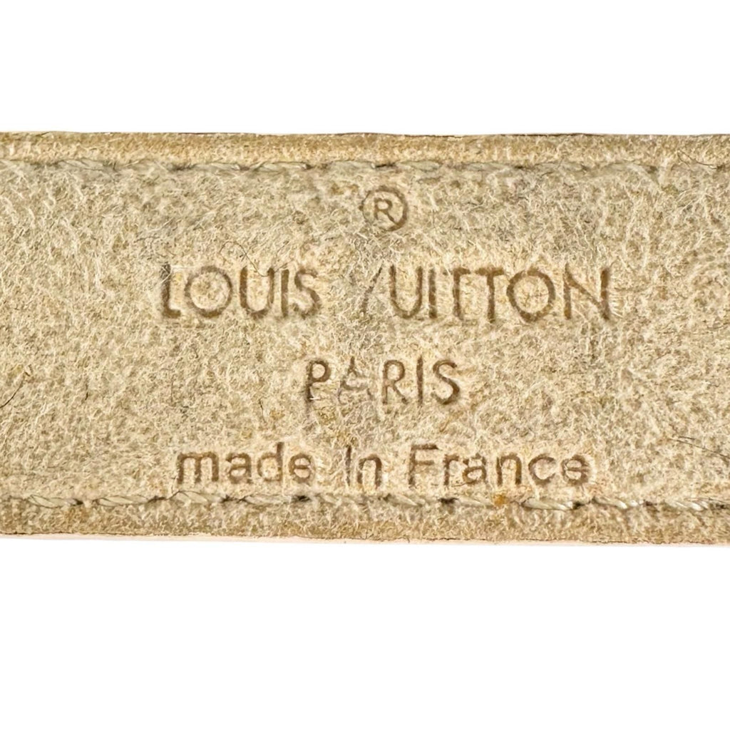 Louis Vuitton Luck Enamel Leather Yellow Bracelet Gold — view 8