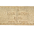 Louis Vuitton Luck Enamel Leather Yellow Bracelet Gold — view 8