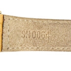Louis Vuitton Luck Enamel Leather Yellow Bracelet Gold — view 7