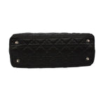 Dior Cannage Charming Rock Bag Nylon Black Handbag Silver — view 4