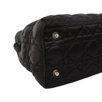 Dior Cannage Charming Rock Bag Nylon Black Handbag Silver — view 6