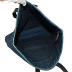 Hermes Amedaba GM Leather Canvas Navy Tote Silver — view 7