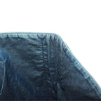 Hermes Amedaba GM Leather Canvas Navy Tote Silver — view 8